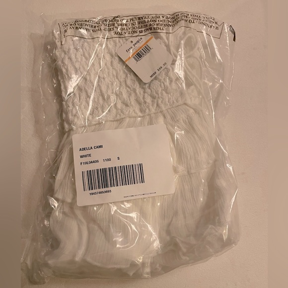 NWT Free People White Adella Top Size S - Picture 4 of 14